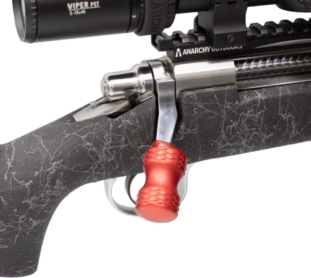 Anarchy Outdoors Clamp-On Bolt Knob for Remington 700 Red - Anarchy Outdoors