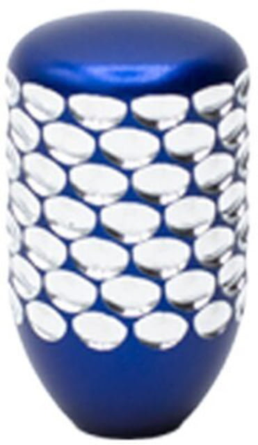 Anarchy Outdoors Dragonscale Bolt Knob 1.5 in Length Blue/Silver - Anarchy Outdoors