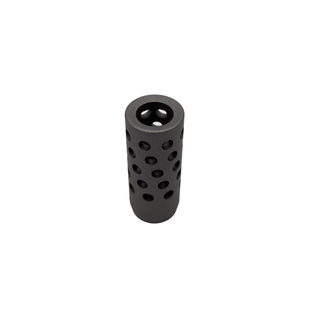 Anarchy Outdoors Full Port Muzzle Brake for Traditions Muzzleloaders .50 Caliber 3/4x24 Tungsten Gray Small - Anarchy Outdoors