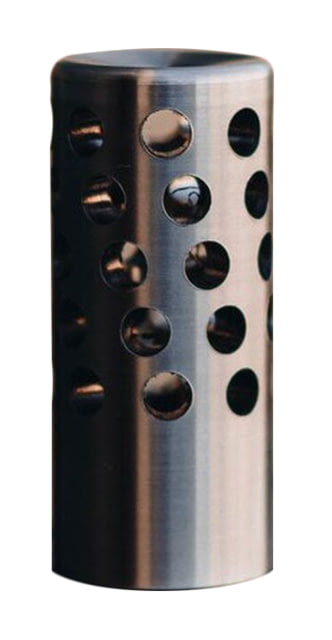 Anarchy Outdoors RPR Rimfire Bull Barrel Full Port Muzzle Brake .22 Caliber 1/2x28 Thread 0.86 in OD Silver - Anarchy Outdoors