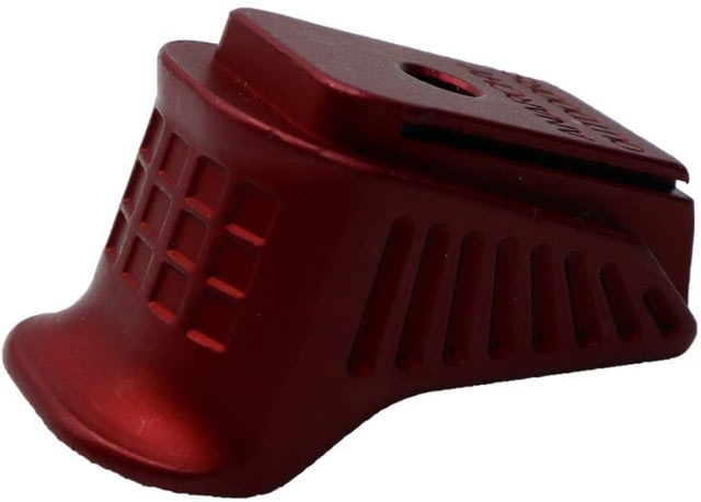 Anarchy Outdoors Ruger American Compact 9mm Grip Extension/Pinky Rest Red - Anarchy Outdoors