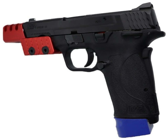 Anarchy Outdoors Smith & Wesson M&P Shield 9mm Magazine Extension +2 w/ Pinky Rest Blue 2RD - Anarchy Outdoors