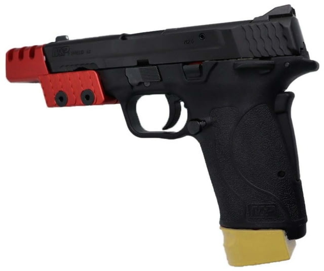 Anarchy Outdoors Smith & Wesson M&P Shield 9mm Magazine Extension +2 w/ Pinky Rest Gold 2RD - Anarchy Outdoors