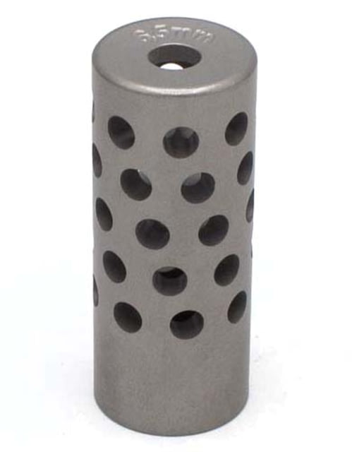 Anarchy Outdoors Titanium Full Port Muzzle Brake for RPR Bead-Blasted Titanium - Anarchy Outdoors