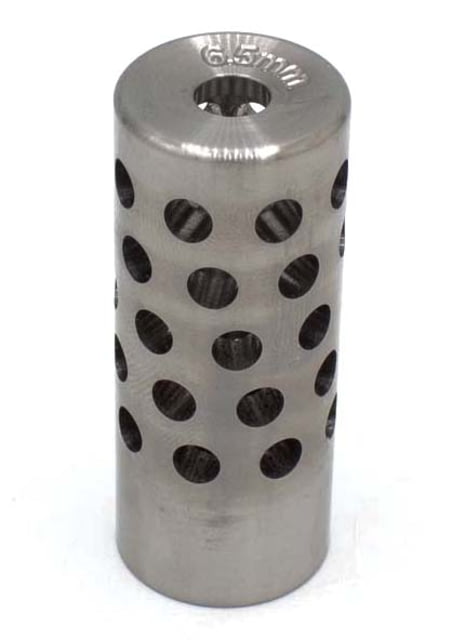 Anarchy Outdoors Titanium Full Port Muzzle Brake for RPR Polished Titanium - Anarchy Outdoors