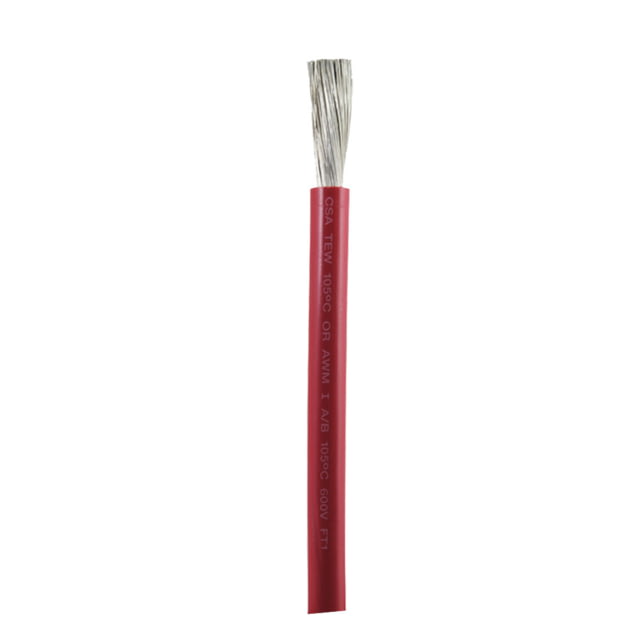 Ancor Red 1 AWG Battery Cable - Sold By The Foot One Size - Ancor