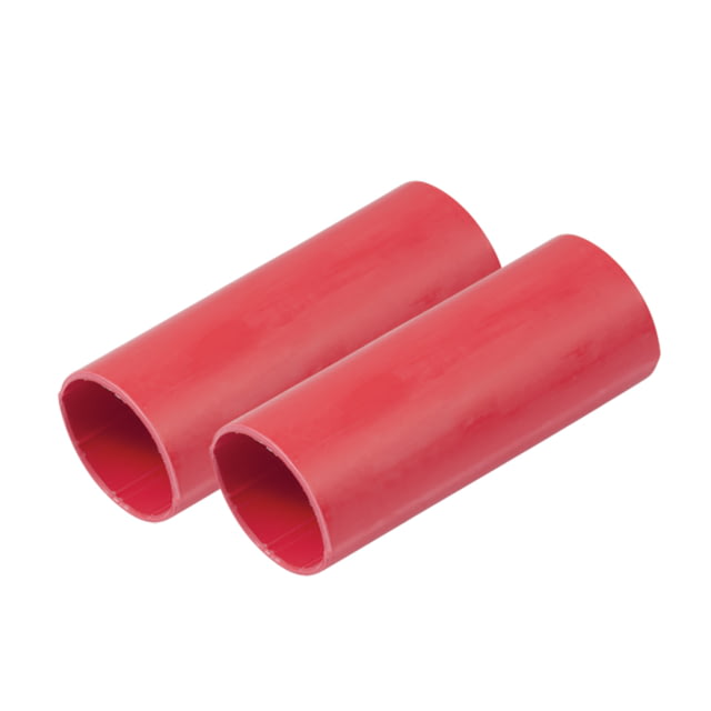 Ancor Battery Cable Adhesive Lined Heavy Wall Battery Cable Tubing - 1in x 3in - Red - 2 Pieces One Size - Ancor