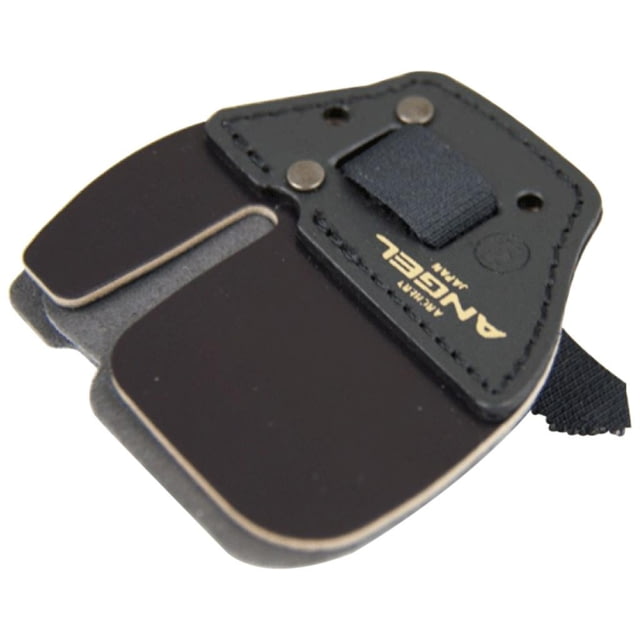 Angel Archery Cordovan Tab II with Anchor Pad and Spacer RH Black Small