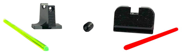 Angry Bear Arms Sig P320 Tall Profile Fiber Optic Black - Angry Bear Arms