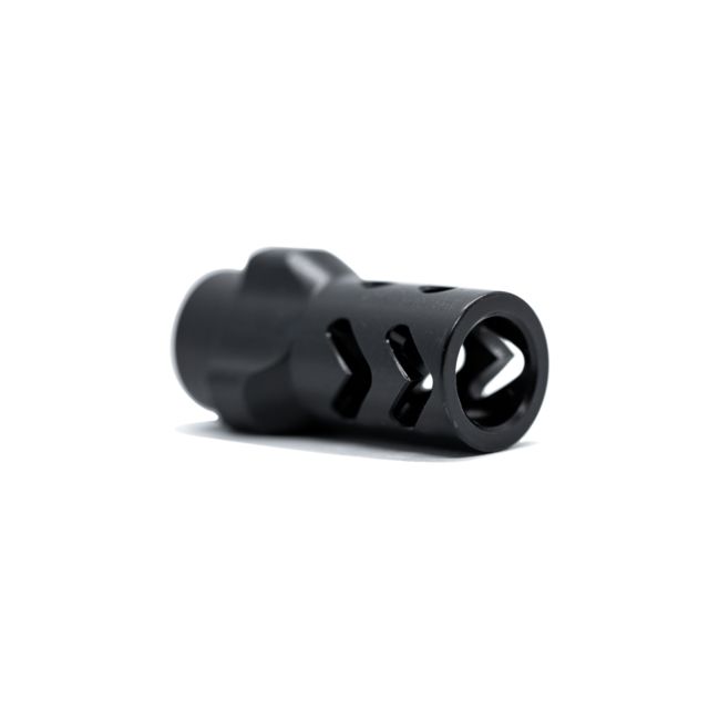 USED Angstadt Arms 3-Lug Adapter 9mm Dual Chevron Brake 1/2x28 Black AA093LDC28 EDEMO3 Condition Parts Only/Salvage Wrong Product - Angstadt Arms