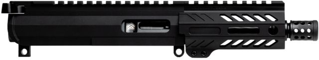 Angstadt Arms Complete Upper Assembly AR-15 4 in Handguard 4.5 in Barrel A2 Flash Hider Picatinny/M-LOK 1/2x36 Black - Angstadt Arms