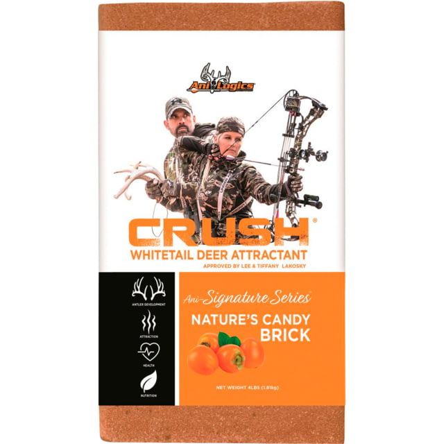 Ani-Logics Outdoors CRUSH Blends Candy Brick Nature's Candy 4lb - Ani-Logics Outdoors