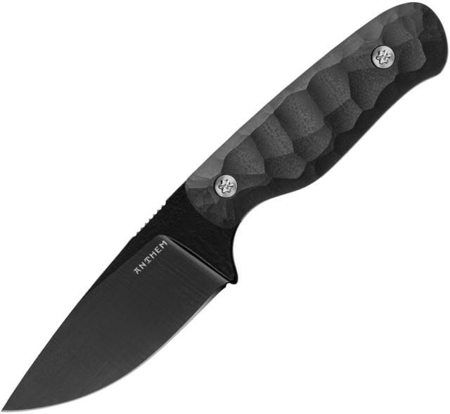 Anthem Knives Mule Fixed Blade BLK/BLK ATHMLBKBK - Anthem Knives