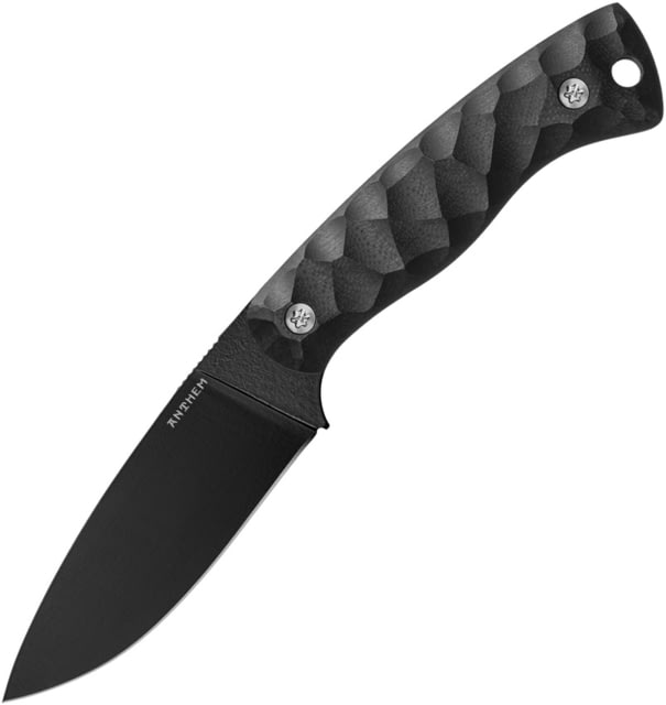 Anthem Knives No. 76 Fixed Blade BLK/BLK ATH76BKBK - Anthem Knives