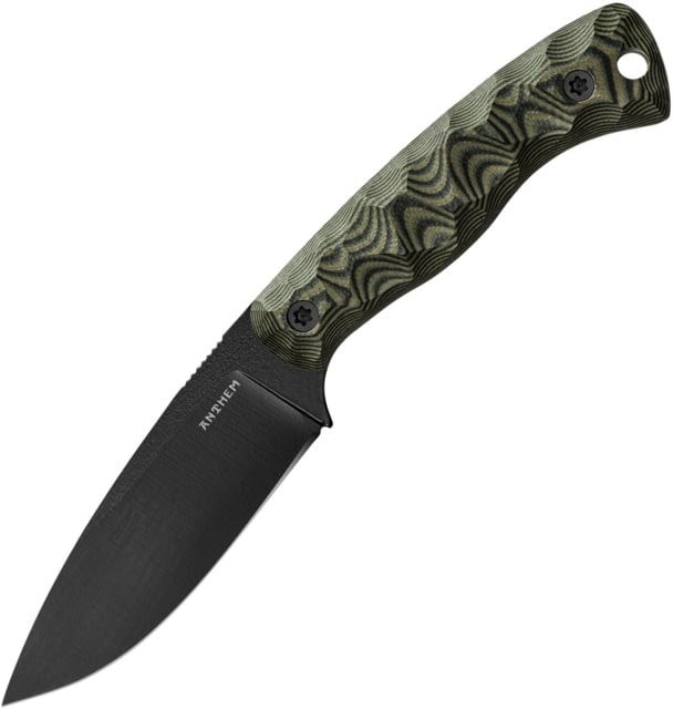 Anthem Knives No. 76 Fixed Blade OD/BK ATH76GRBKBK - Anthem Knives