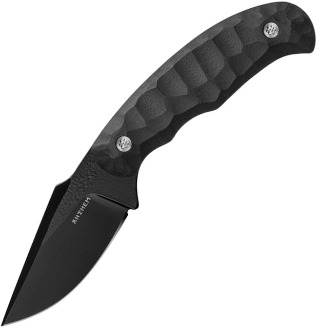 Anthem Knives Outpost Fixed Blade BLK/BLK ATHOTBKBK - Anthem Knives