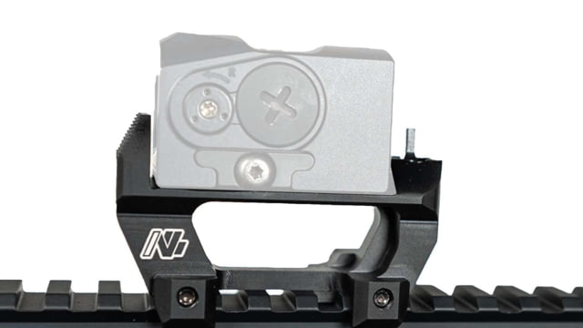 ANVL UKON2 Aimpoint ACRO Red Dot Sight Mount w/ Co-Witness BUIS Type III Hard Coat Black - Anvl