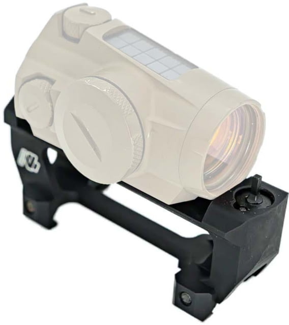ANVL UKON2 Sig Sauer Romeo 4T Red Dot Sight Mount w/ Co-Witness BUIS Type III Hard Coat Black - Anvl