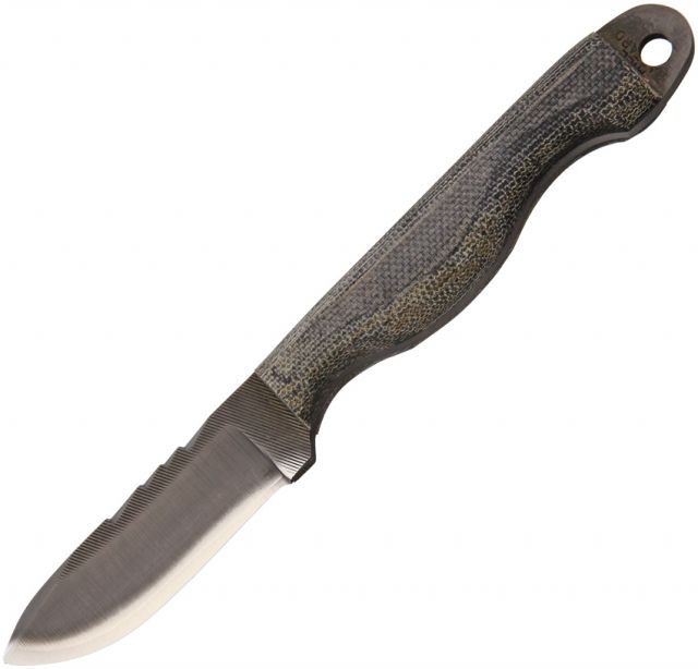 Anza 6 Inch Fixed Blade Knife Brown Leather Belt Sheath 5-10 - Anza