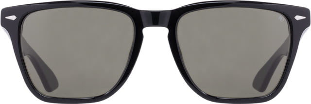 AO Hudson Sunglasses Black Frame Calobar Green AOLite Nylon Lens - Polarized - 57-19-145 - Ao