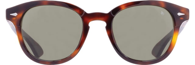 AO Times Sunglasses Tortoise Frame Calobar Green AOLite Nylon Lens - Polarized - 49-21-145 - Ao