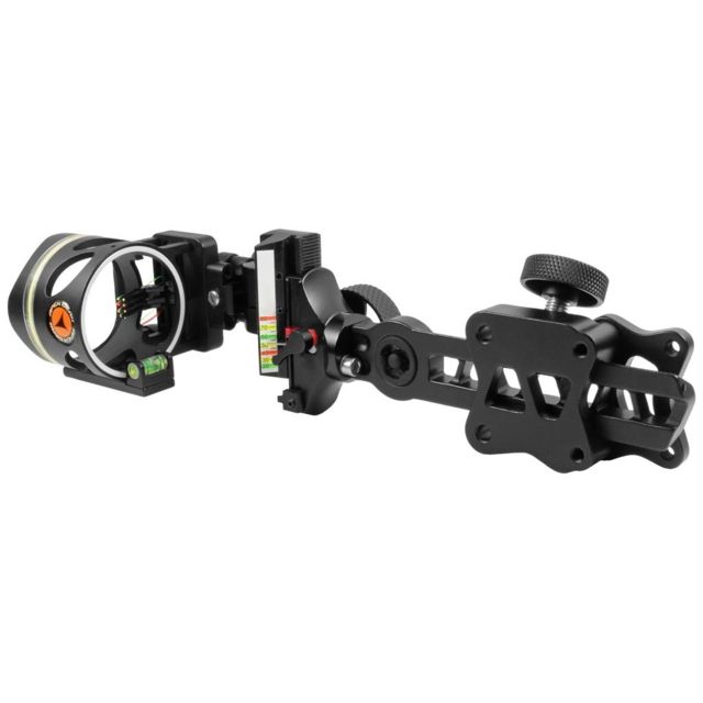 TruGlo .019 Covert Dovetail Sight 4 pin Right/Left Hand Detachable Bracket Black - Truglo