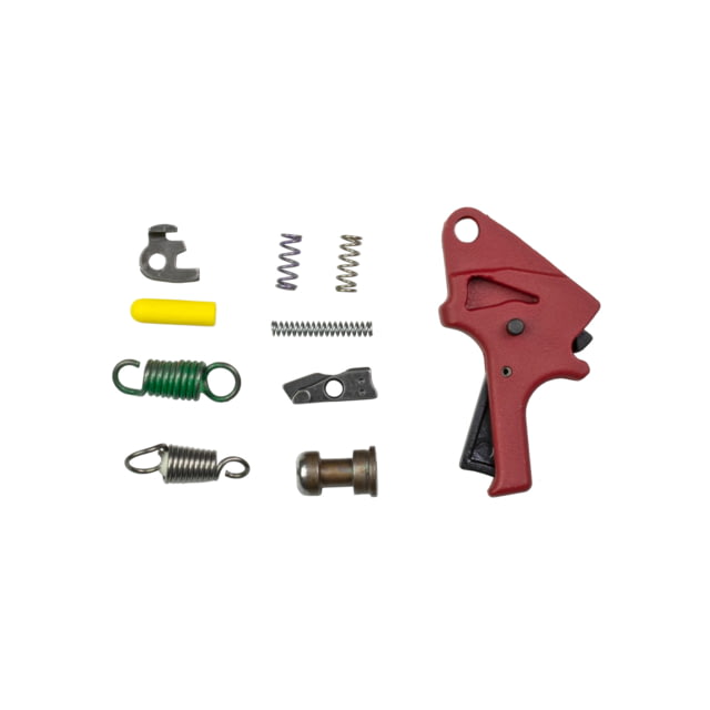 Apex Tactical Specialties Flat-Faced Forward Set Trigger Kit for Polymer Frame M&P M2.0 Red
