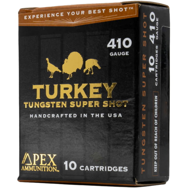 Apex Turkey TSS 410 ga 27/32 oz 3 in Shotgun Ammo #9.5 5 Rounds 1103563 - Apex Ammunition