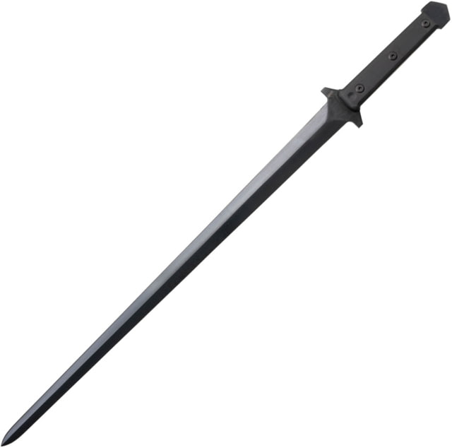 APOC by Dragon King Atrim Tactical Jian Sword 34.5in Overall 26.5in Black Oxide Coated Spring Steel Blade Black G10 Handle Black Kydex Belt Sheath - Apoc By Dragon King