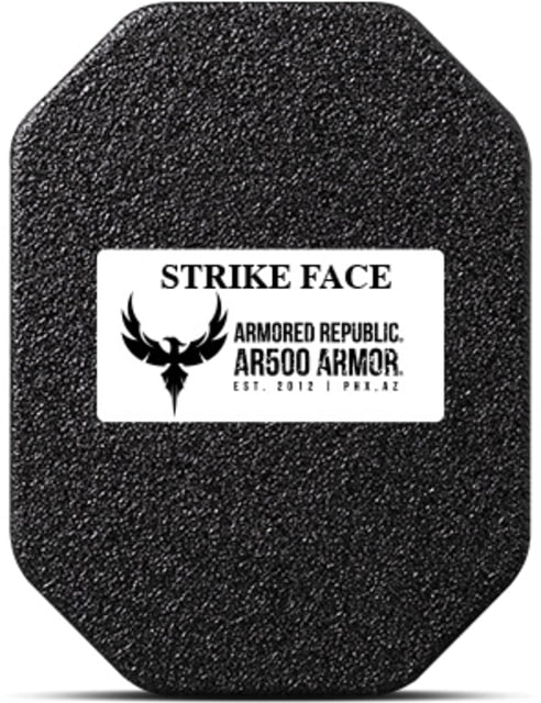 AR500 Armor A2 Armor Plates Threat Level III+ 6 x 8 Base Coat Black - Ar500 Armor