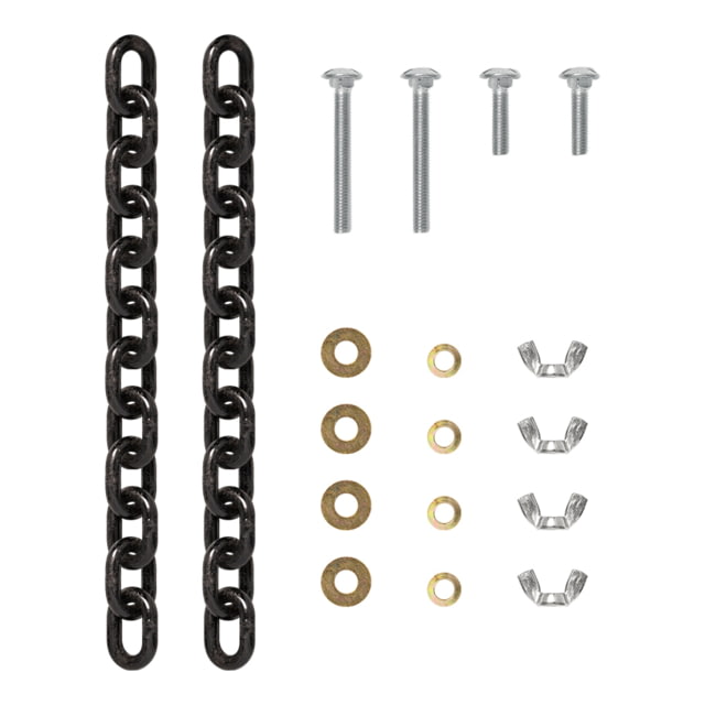 AR500 Armor Target Chain Hardware Kit Steel Black - Ar500 Armor