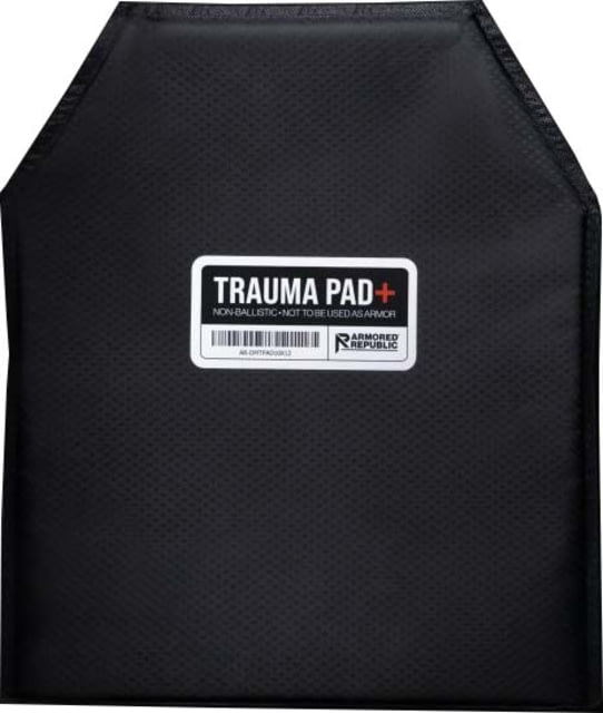 AR500 Armor Trauma Pad Plus Black - Ar500 Armor