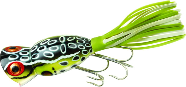 Arbogast Hula Popper Topwater Popper 2in 3/8 oz Floating Cricket Frog