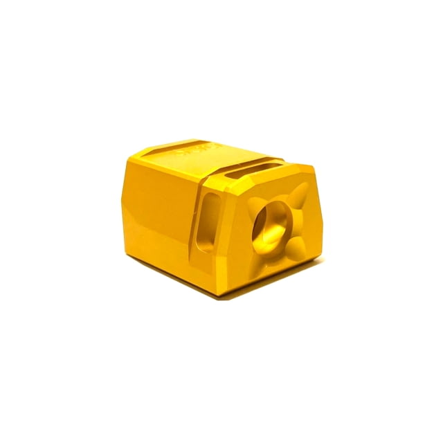 Arc Division Flux V1 Pistol Compensator 9mm 13.5x1 LH Anodized Gold - Arc Division
