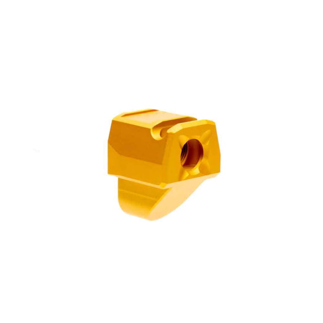 Arc Division Flux V2 Pistol Compensator 9mm 13.5x1 LH Anodized Gold - Arc Division