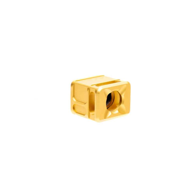 USED Arc Division Sparc M V1 Pistol Compensator 9mm 13.5x1 LH Anodized Gold  EDEMO1 Condition Fair Used - Arc Division