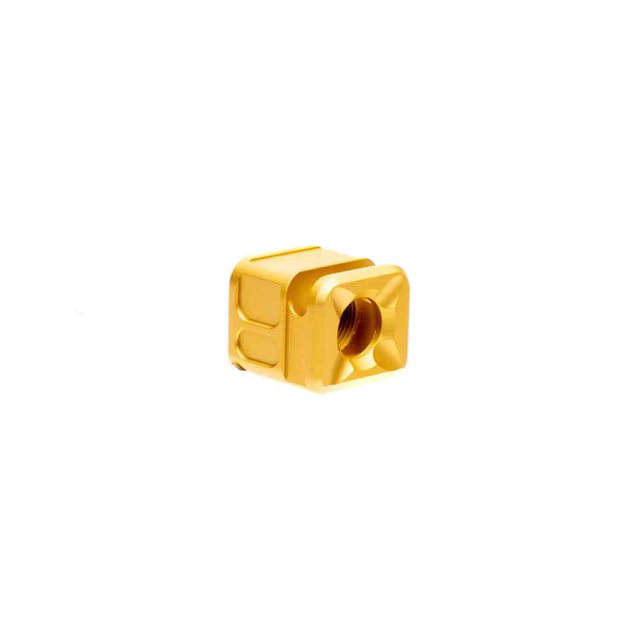 Arc Division Sparc V1 Pistol Compensator 9mm Glock 43 .5x28 Anodized Gold - Arc Division