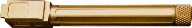 USED Arc Division Threaded Barrel Glock 17 9mm Drop In 1-10 Twist 1/2x28 TPI 4150 Steel Gold - Arc Division