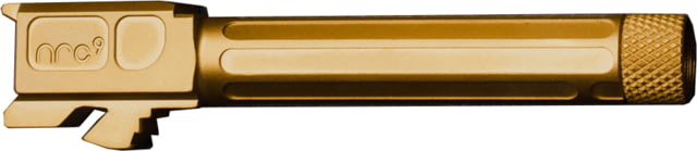 USED Arc Division Threaded Barrel Glock 19 9mm Drop In 1-10 Twist 1/2x28 TPI 4150 Steel Gold  EDEMO1 Used Condition Fair - Arc Division