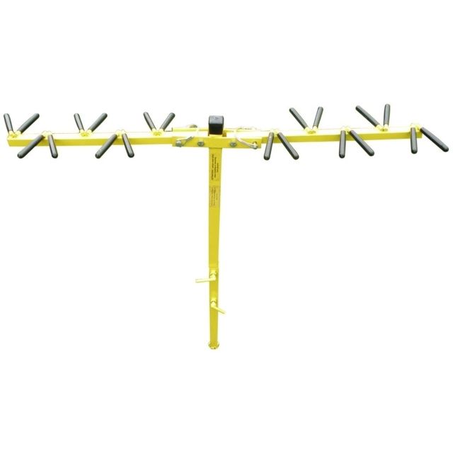 Archery Shooter Systems Hammer Hanger Gun Rack Holds 10 Guns Yellow - Archery Shooter Systems