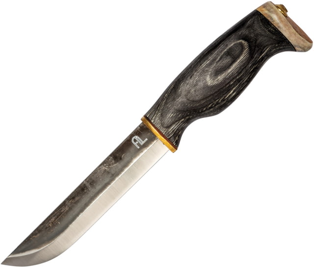 Arctic Legend Bear Black Birch Natural Fixed Blade Knife 10.75in Overall 5.75in Natural Finish Carbon Steel Blade Black Birch Wood Handle Black - Arctic Legend