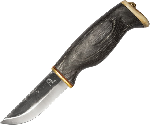 Arctic Legend Hunter's Black Birch Natural Fixed Blade Knife 8.25in Overall 3.5in Natural Finish Carbon Steel Blade Black Birch Wood Handle Black - Arctic Legend
