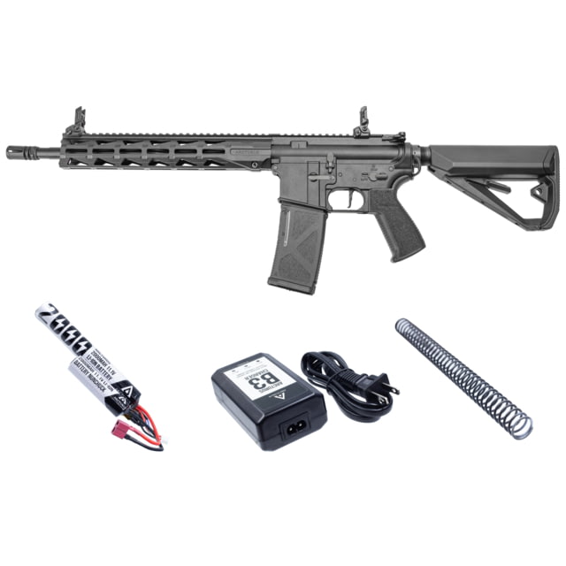 Arcturus LWT MK-III Carbine 12in SPORT AEG SE Starter Pack Airsoft Gun Black