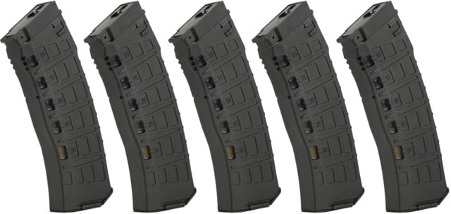 Arcturus Variable-Cap EMM AK12 30/135 Rounds Rifle Magazine Kit 5 Pack Black 135 - Arcturus