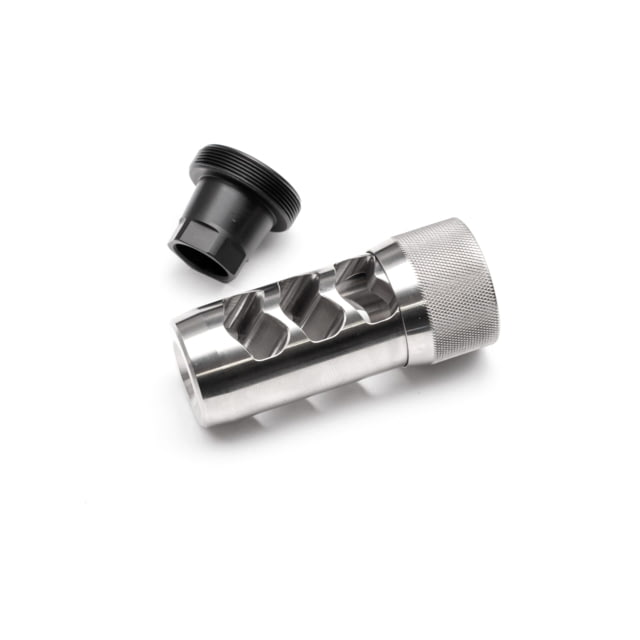 Area 419 Hellfire Self Timing Muzzle Brake 6.5mm  Raw Stainless - Area 419