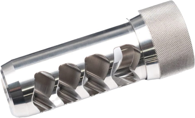 Area 419 Sidewinder Magnum Self Timing Muzzle Brake 6.5mm  Raw Stainless - Area 419