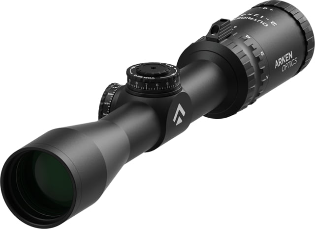 Arken Optics OUTRIDER 2-12x42mm 30mm Tube Rifle Scope Second Focal Plane Non-Illuminated DLR MOA Black