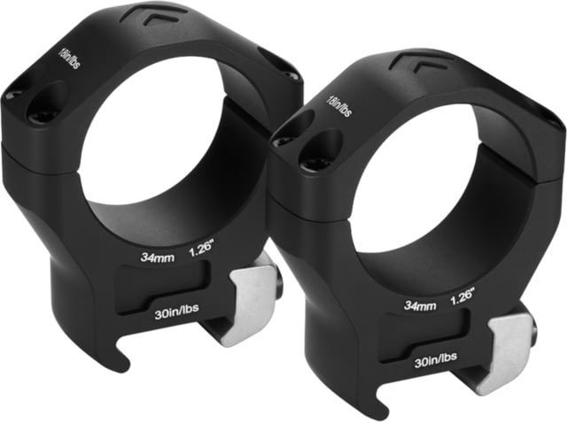 Arken Optics Halo Titanium Scope Rings 34mm 1.45in Height