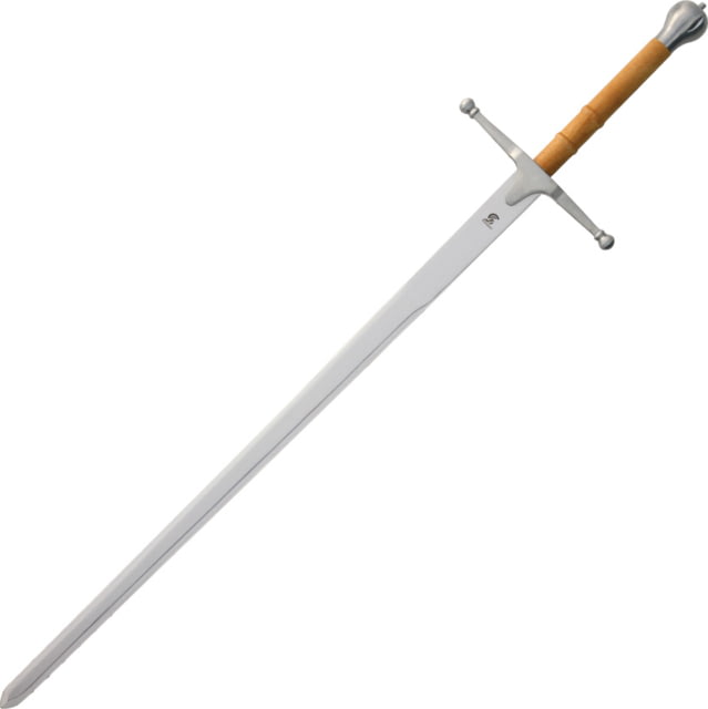 Armaduras Single Hand Highland Sword 32" unsharpened carbon steel blade Brown wood handle - Armaduras