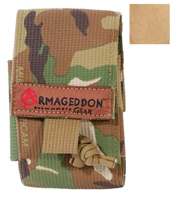 Armageddon Gear 10-round Adjustable AICS/AW Mag Pouch, Coyote Brown, AG0570-CB by USA Armageddon Gear Rifle Magazine Pouches